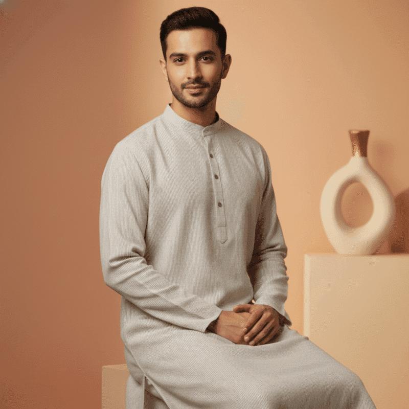Ivory Classic Cotton Kurta