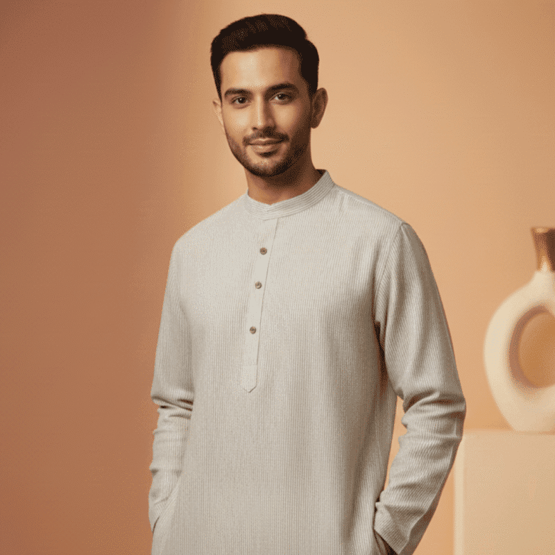 Ivory Classic Cotton Kurta