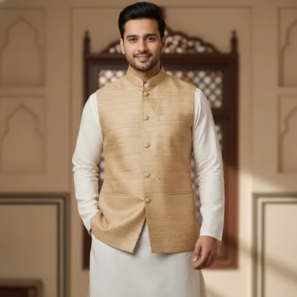 Golden Heritage Muga Ghicha Jacket
