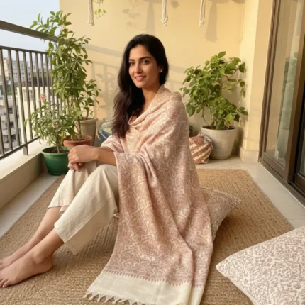 MriduVana Eri Silk Shawl