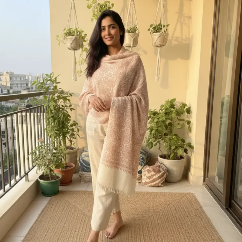 MriduVana Eri Silk Shawl
