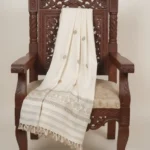Shvet Prerna – Handwoven Eri Silk Shawl Muga Work