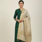 Kashika Ivory Loom Stole