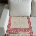 Laal Dhara Heritage Side Border Stole