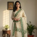 Harit Rekha Handloom Side Border Stole