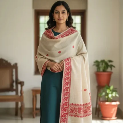 Aavriti Border Weave Side Border Stole