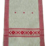 Vasudha Red Border Handloom Side Border Stole