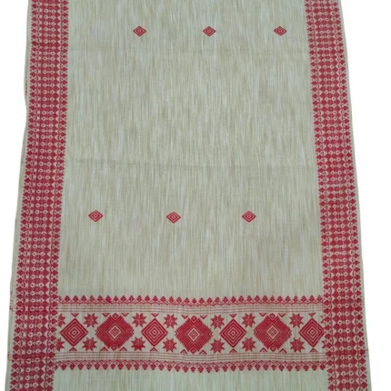 Laal Vistaar Side Border Stole