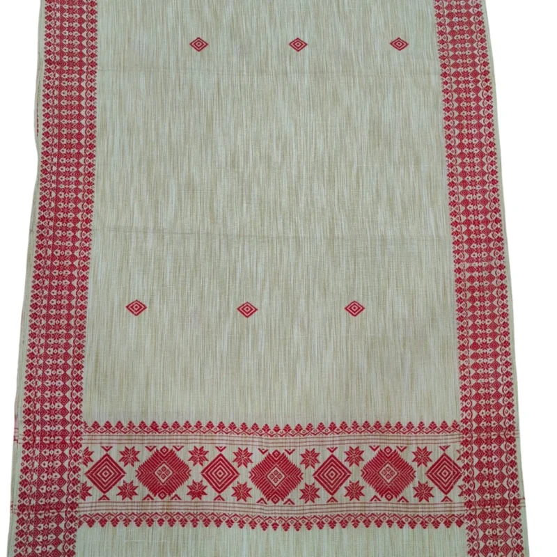 Laal Vistaar Side Border Stole