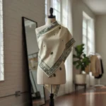Vriksha Rekha Handloom Side Border Stole