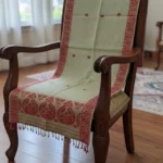 Viraah Red Motif Side Border Stole