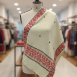 Rangmala Floral Handloom Side Border Stole