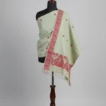 Viraah Red Motif Side Border Stole