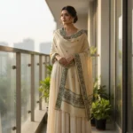 Vriksha Rekha Handloom Side Border Stole