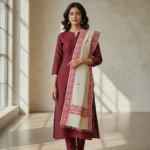 Lokdhara Heritage Handloom Side Border Stole