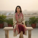 Lokdhara Heritage Handloom Side Border Stole