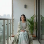 Kaalika Rekha Handloom Side Border Stole