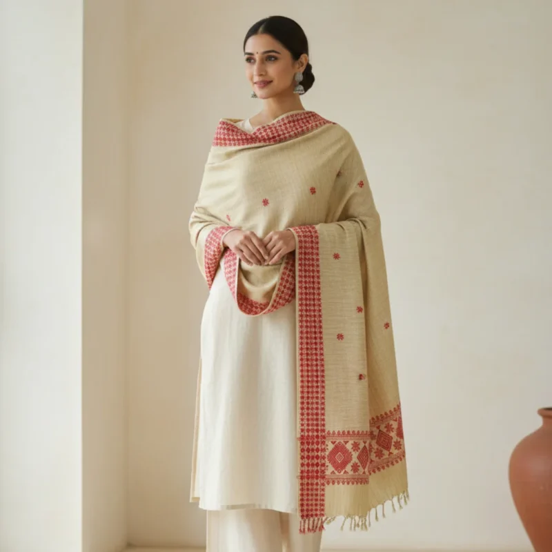 Utsav Dhara Side Border Stole