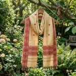 Ruby Border Elegance Stole