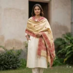 Ruby Border Elegance Stole
