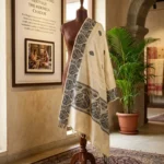 Kaali Katha Side Border Handloom Shawl