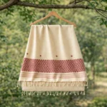 Maroon Blossom Heritage Shawl