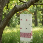 Ivory Rosette Handloom Shawl