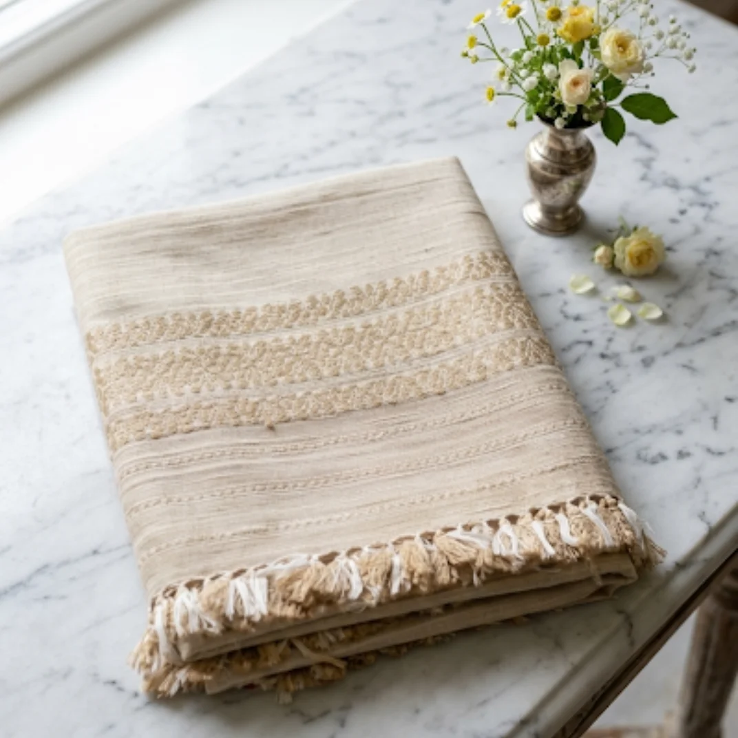 Suvarna Rekha Muga Drape Shawl Suvarna Rekha Muga Drape Shawl