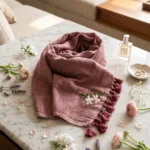 Petal Dusk Eri Silk Shawl