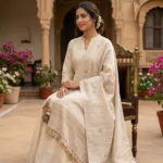 Suvarna Rekha Muga Drape Shawl