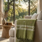 Moss Melody Eri Silk Stole