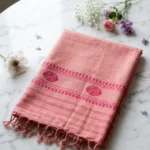 Saffron Blush Eri Silk Shawl