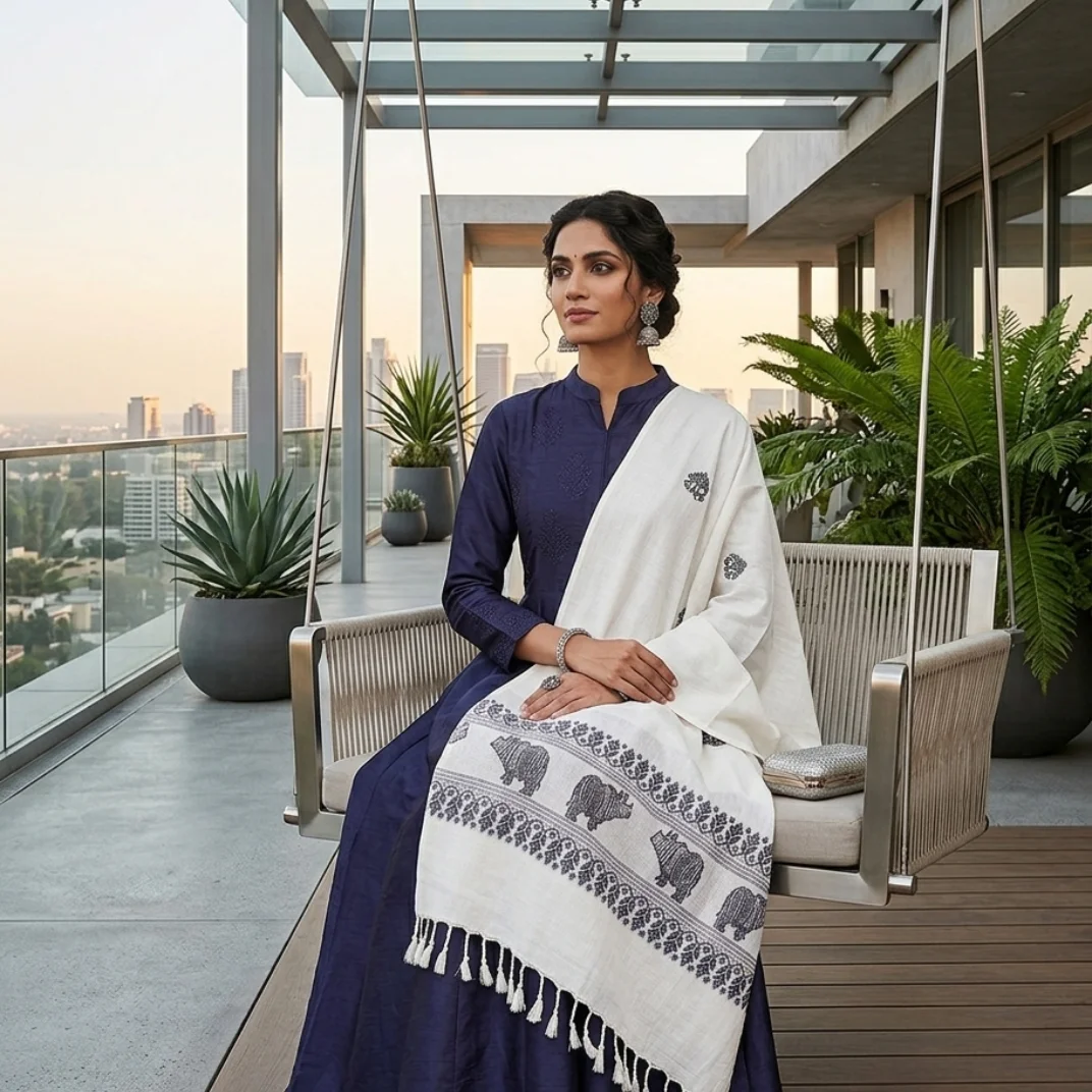 GajaRhino Handloom Shawl GajaRhino Handloom Shawl