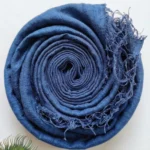 Midnight Indigo Eri Silk Fabric