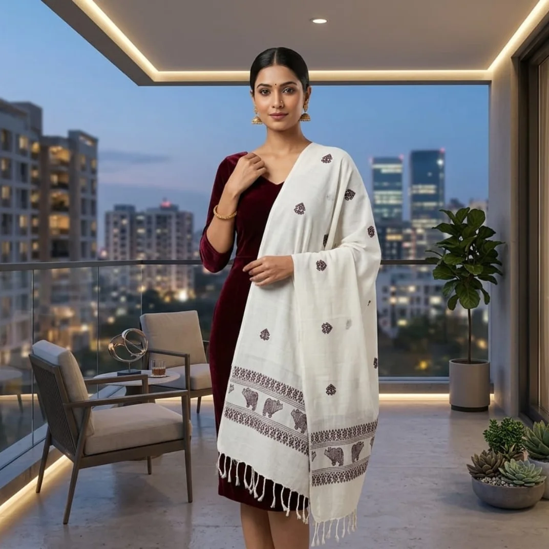 Heritage Trail Handloom Shawl Heritage Trail Handloom Shawl